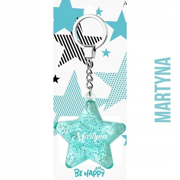 Be-Happy Gifts, brelok gwiazdka, Martyna