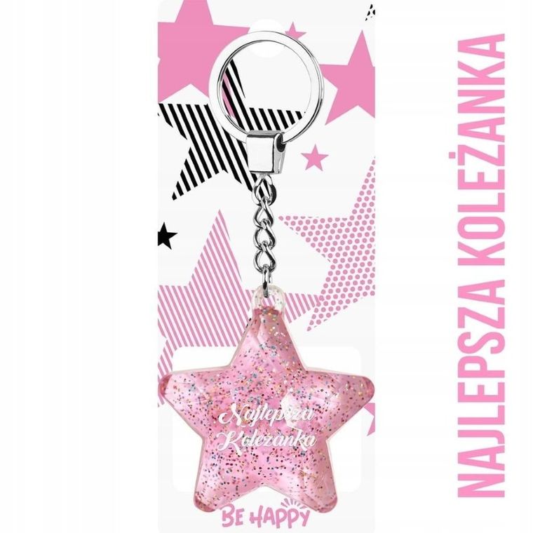 Be-Happy Gifts, brelok gwiazdka, Najlepsza Koleżanka