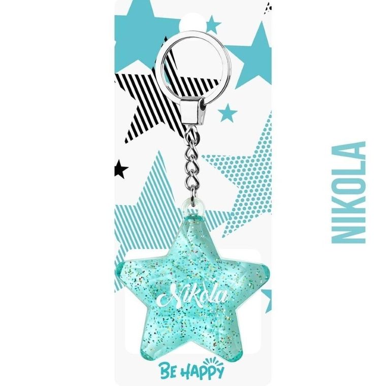 Be-Happy Gifts, brelok gwiazdka, Nikola