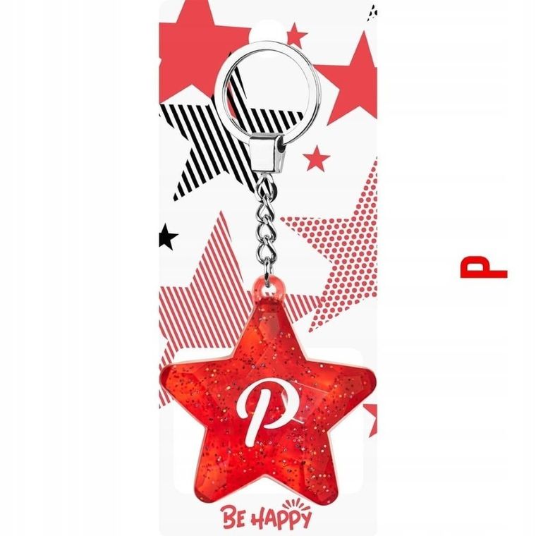 Be-Happy Gifts, brelok gwiazdka, P