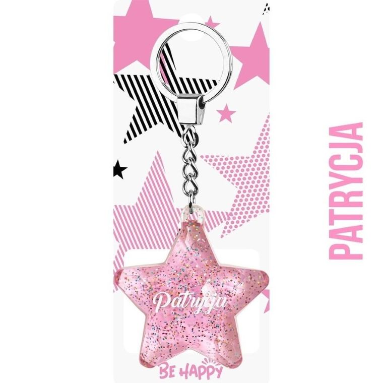 Be-Happy Gifts, brelok gwiazdka, Patrycja