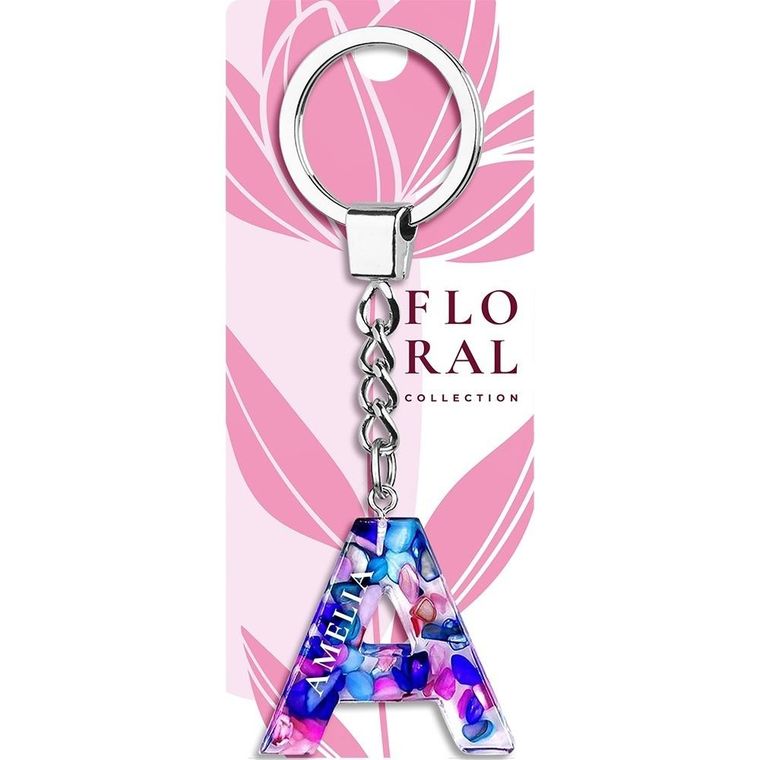 Be-Happy Gifts, brelok literka, Amelia