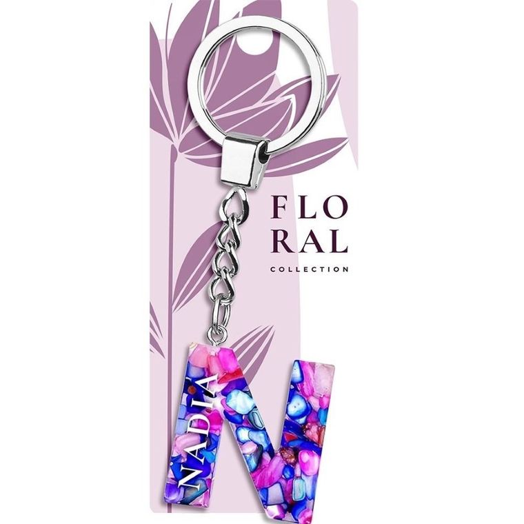 Be-Happy Gifts, brelok literka, Nadia