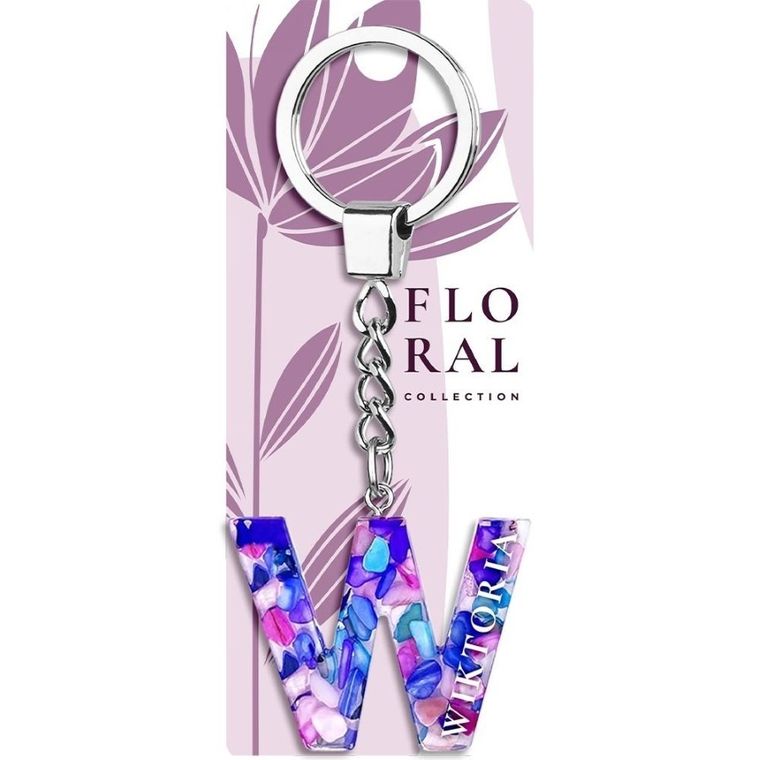 Be-Happy Gifts, brelok literka, Wiktoria