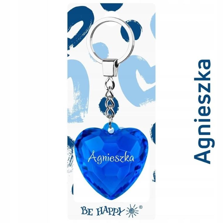 Be-Happy Gifts, brelok serce, Agnieszka