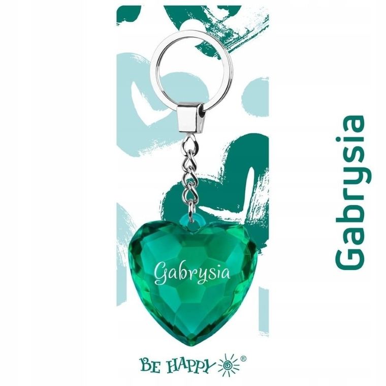 Be-Happy Gifts, brelok serce, Gabrysia