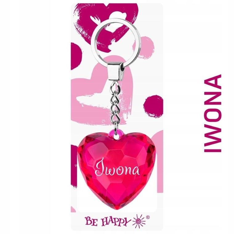 Be-Happy Gifts, brelok serce, Iwona