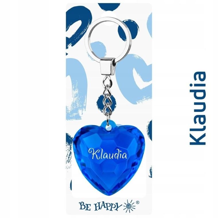 Be-Happy Gifts, brelok serce, Klaudia