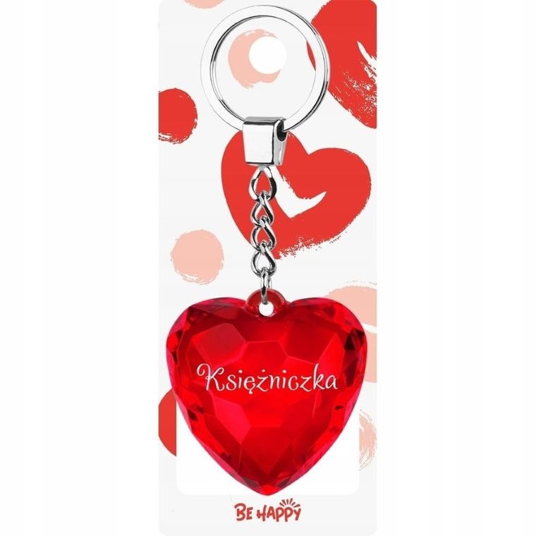 Be-Happy Gifts, brelok serce, Księżniczka
