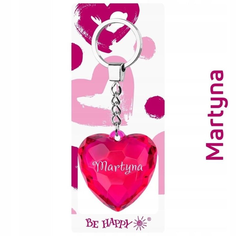 Be-Happy Gifts, brelok serce, Martyna
