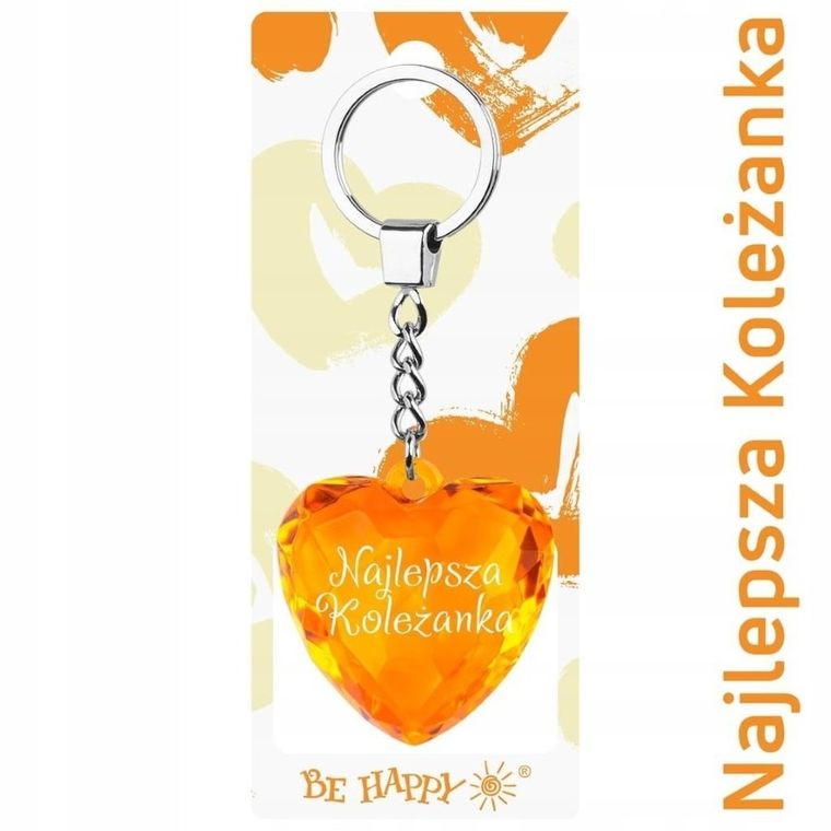 Be-Happy Gifts, brelok serce, Najlepsza Koleżanka