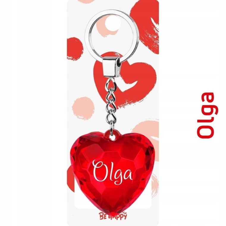 Be-Happy Gifts, brelok serce, Olga