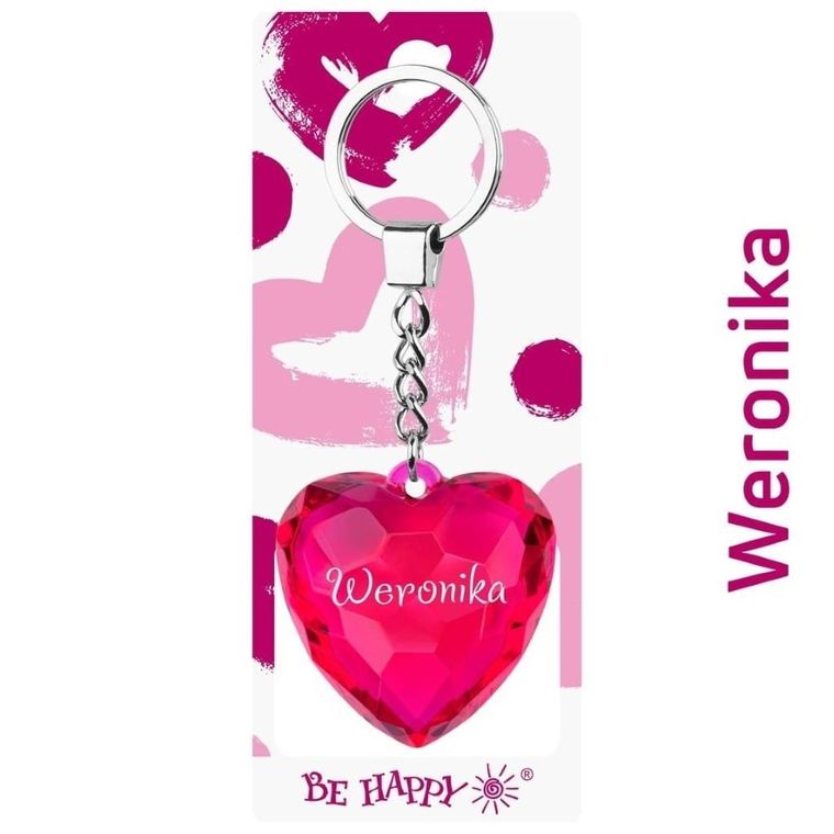 Be-Happy Gifts, brelok serce, Weronika