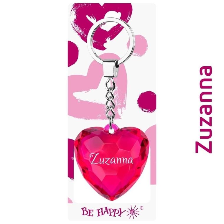 Be-Happy Gifts, brelok serce, Zuzanna