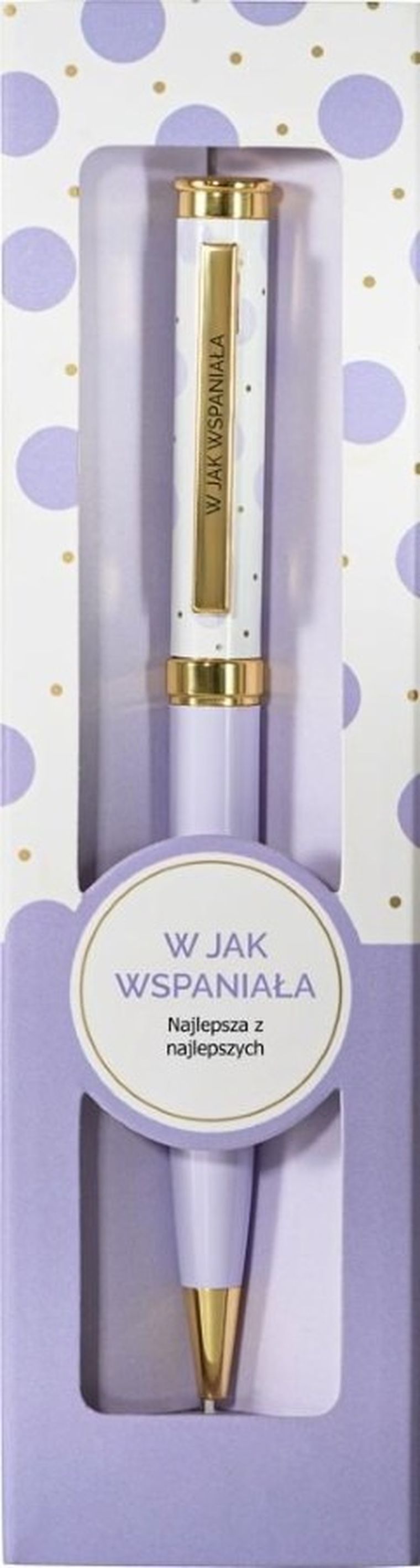 Be Happy Gifts, długopis prezentowy, W jak Wspaniała