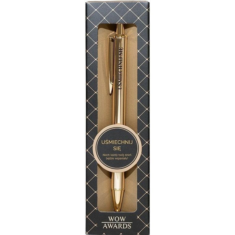 Be Happy Gifts, długopis z grawerem, Uśmiechnij się