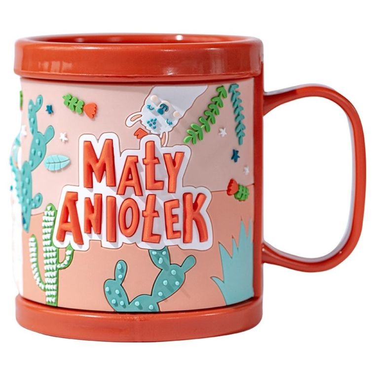 Be-Happy Gifts, kubek dla dziecka 3D, Mały Aniołek