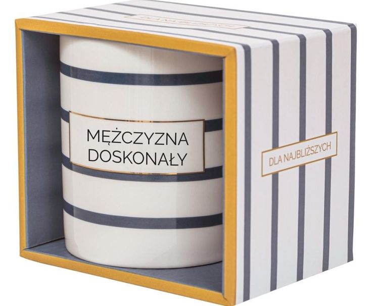 Be-Happy Gifts, kubek prezentowy, Mężczyzna Doskonały