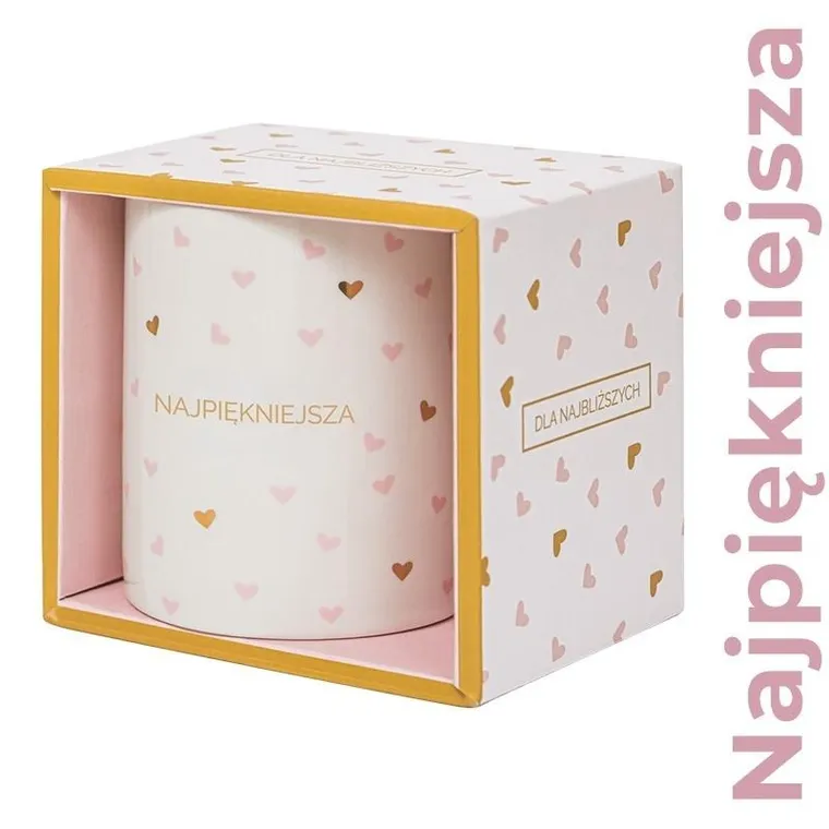 Be-Happy Gifts, kubek prezentowy, Najpiękniejsza