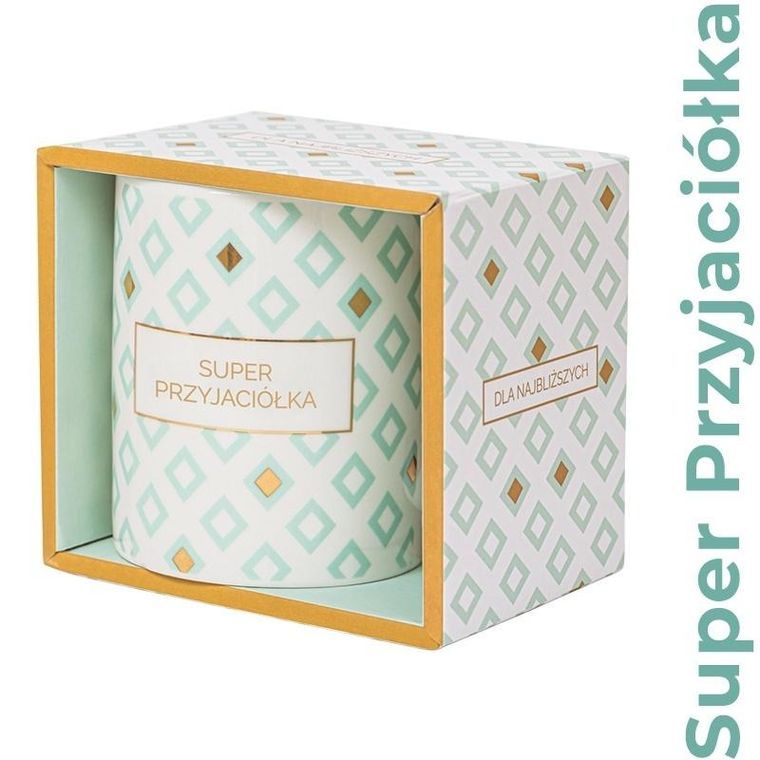 Be-Happy Gifts, kubek prezentowy, Super Przyjaciółka