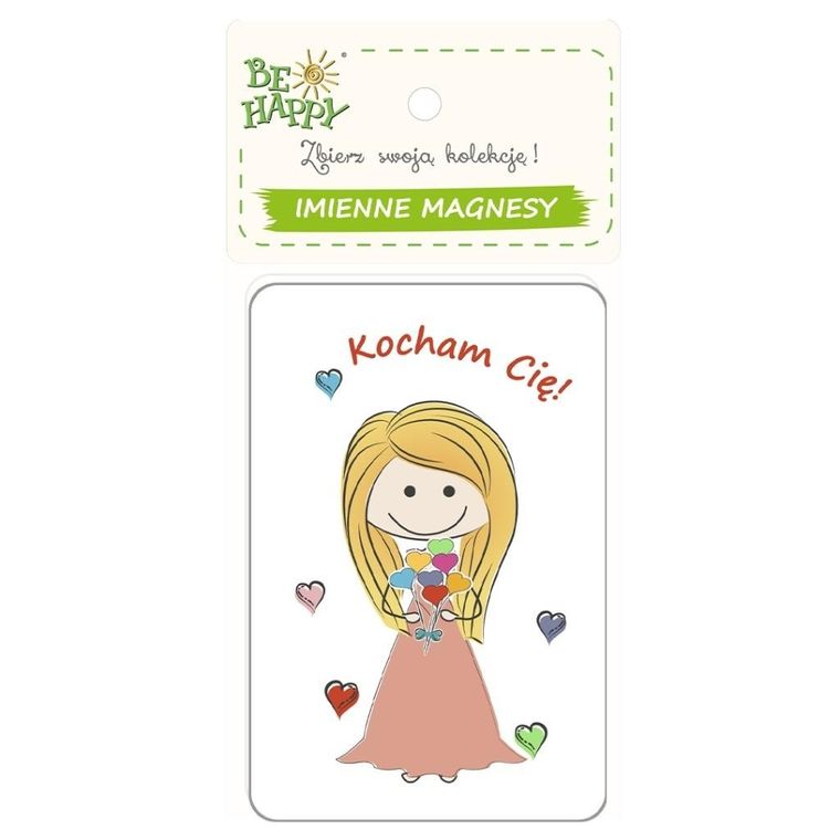 Be-Happy Gifts, magnes na lodówkę, Kocham Cię!