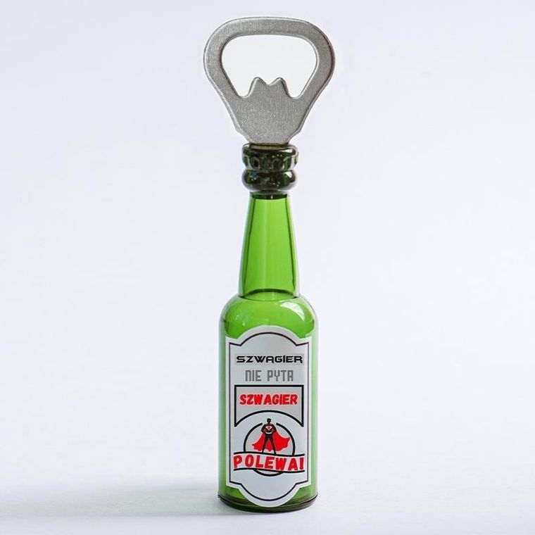 Be-Happy Gifts, otwieracz do butelek magnes, Szwagier nie pyta...