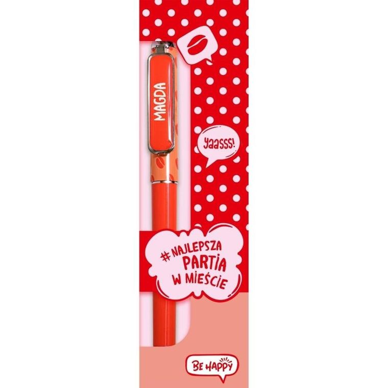 Be Happy Gifts, Pop Art, długopis, Magda