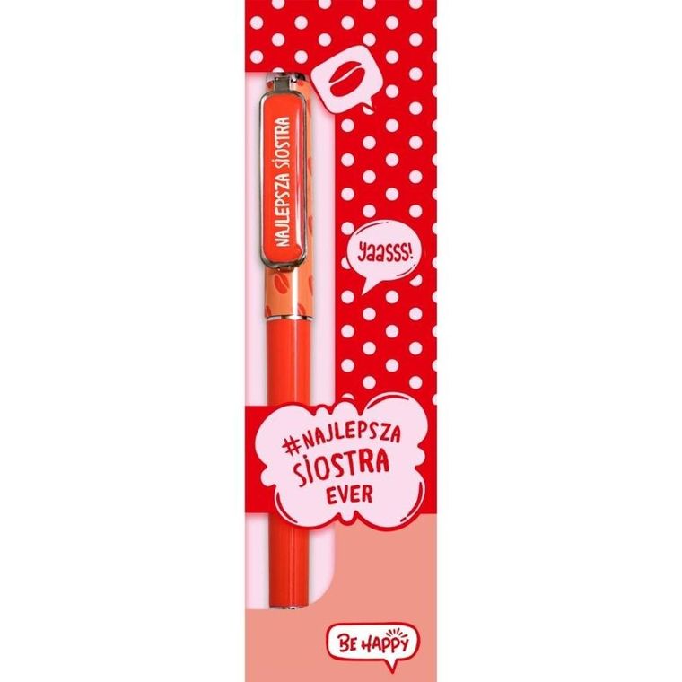 Be Happy Gifts, Pop Art, długopis, Najlepsza Siostra