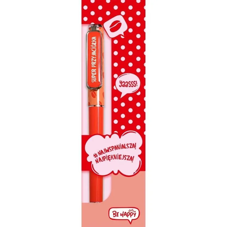 Be Happy Gifts, Pop Art, długopis, Super Przyjaciółka