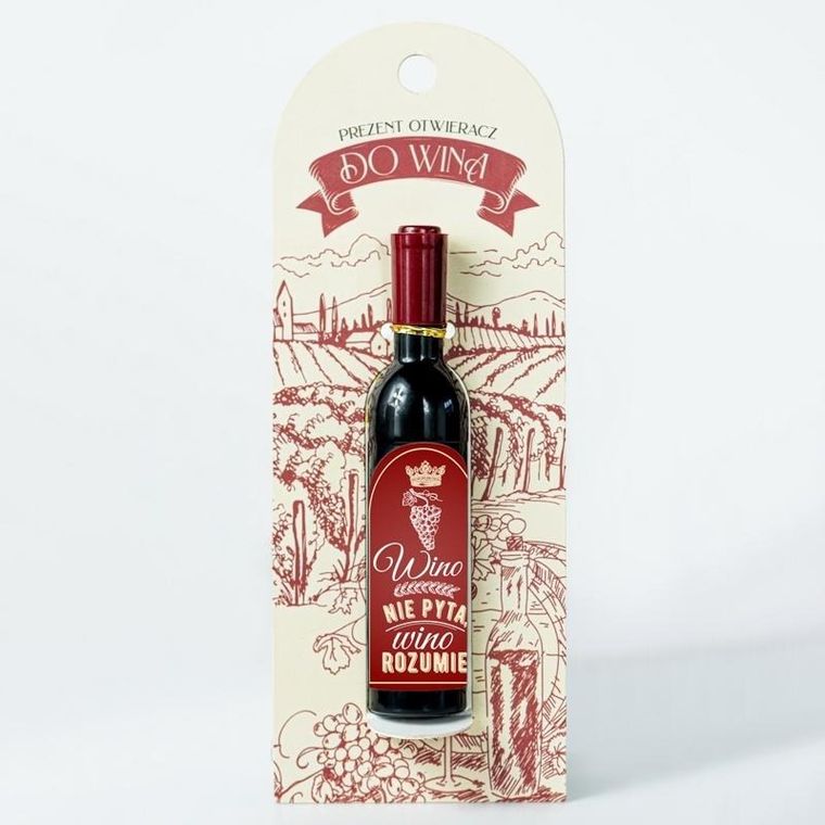 Be-Happy Gifts, Wino nie pyta..., otwieracz do wina