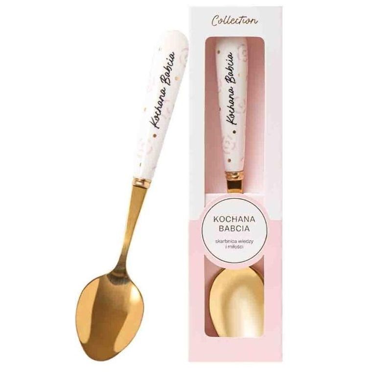 Be Happy, łyżeczka prezentowa, Kochana Babcia