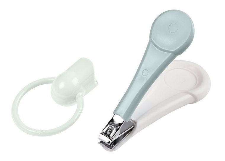 Beaba, cążki do paznokci w etui, Green Blue