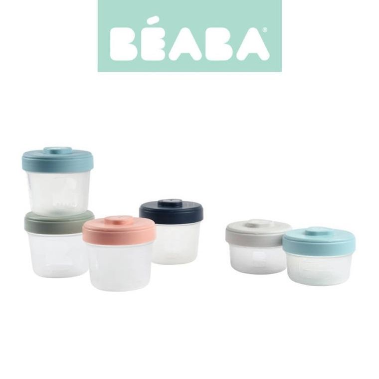 Beaba, Clip, zestaw słoiczków, 6 szt., 90 ml, 150 ml