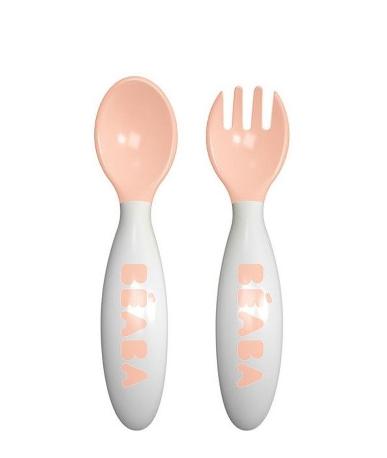 Beaba, Nude, sztućce plastikowe w etui
