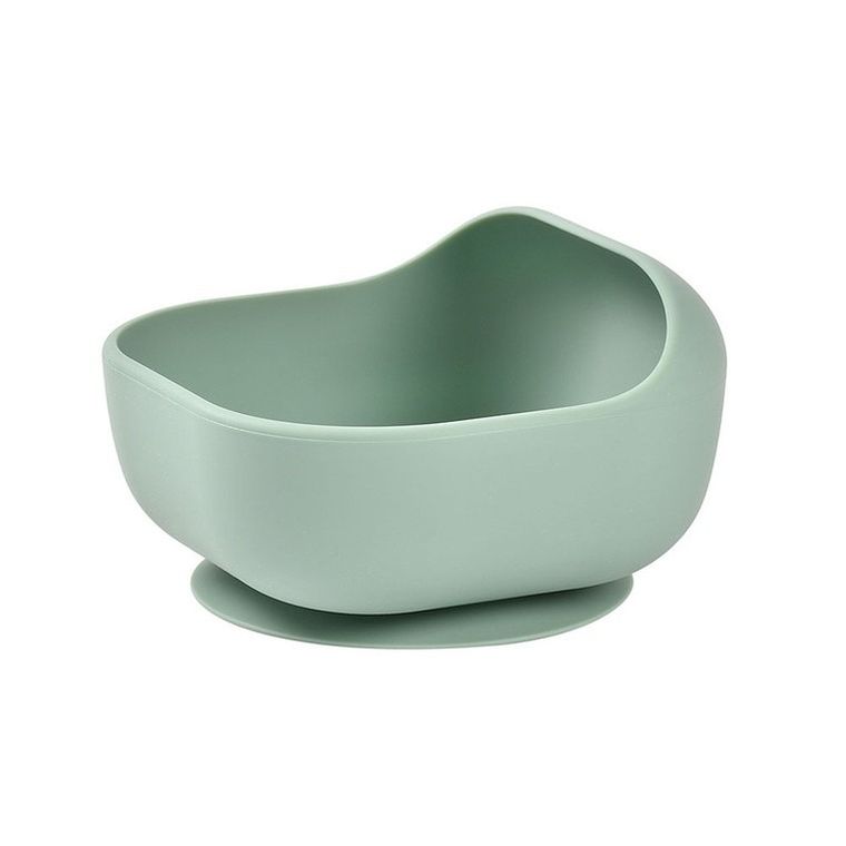 Beaba, silikonowa miseczka z przyssawką, sage green