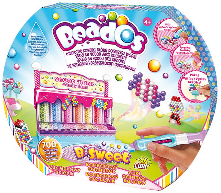 Beados, Zestaw koralików, Sklepik cukierkowy, 750 koralików