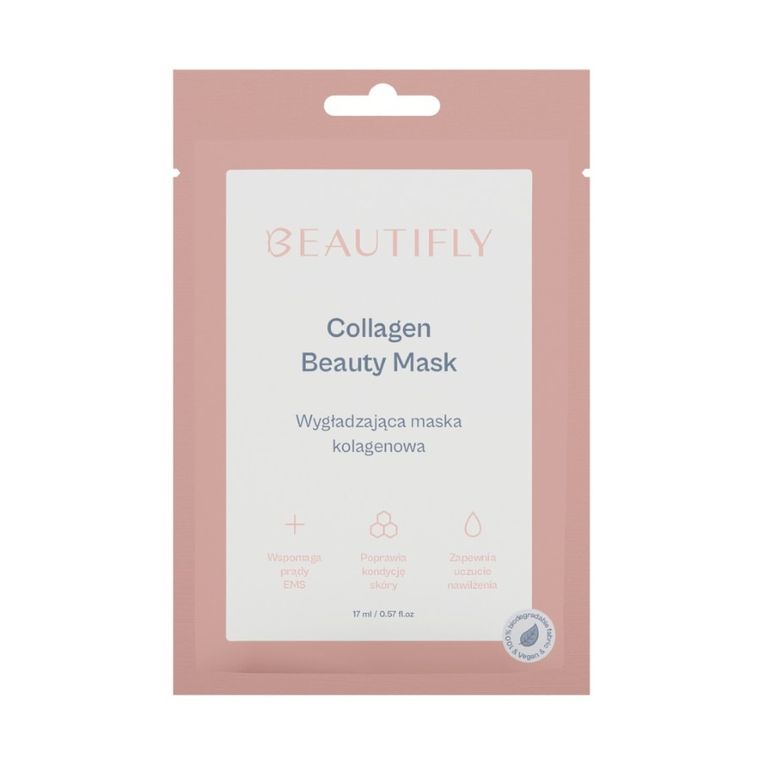 Beautifly, Collagen Beauty Mask, Maseczka do twarzy, 17 ml