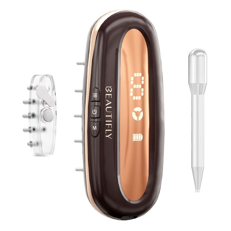 Beautifly, LaserBoost Pro Dark, wielofunkcyjny grzebień na porost włosów