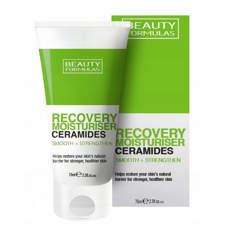 Beauty Formulas, Ceramides, regenerujący krem nawilżający z ceramidami, 75 ml