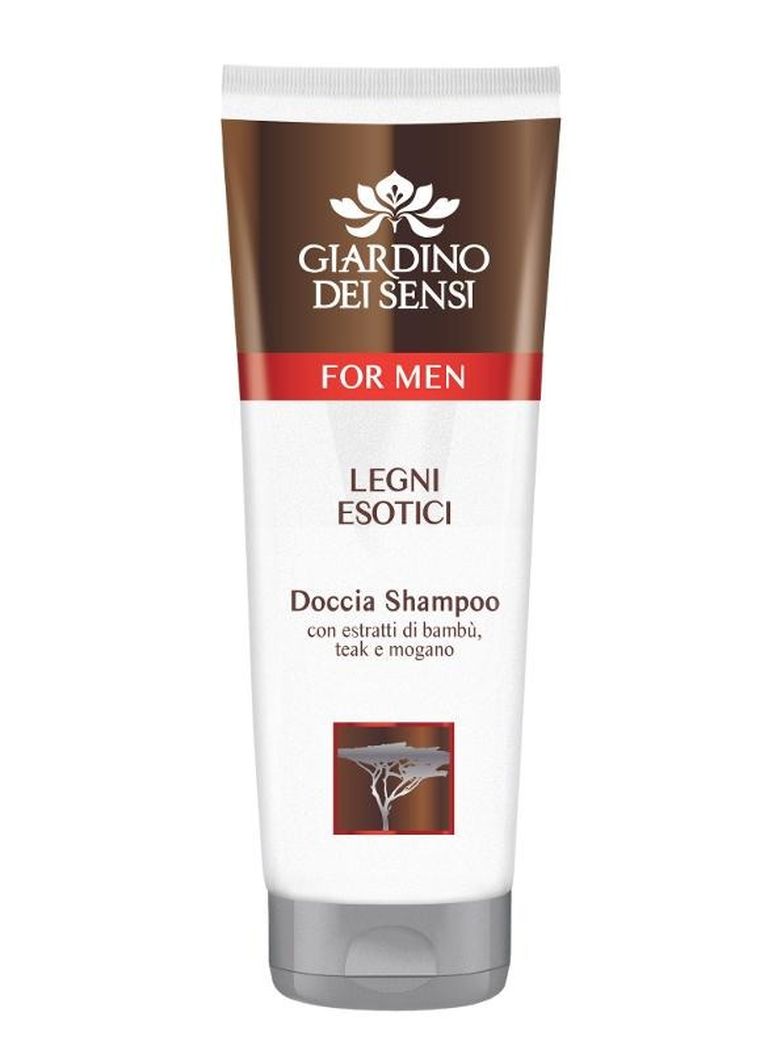 Beauty Formulas, Giardino dei sensi for men, żel pod prysznic, drewno egzotyczne, 250 ml