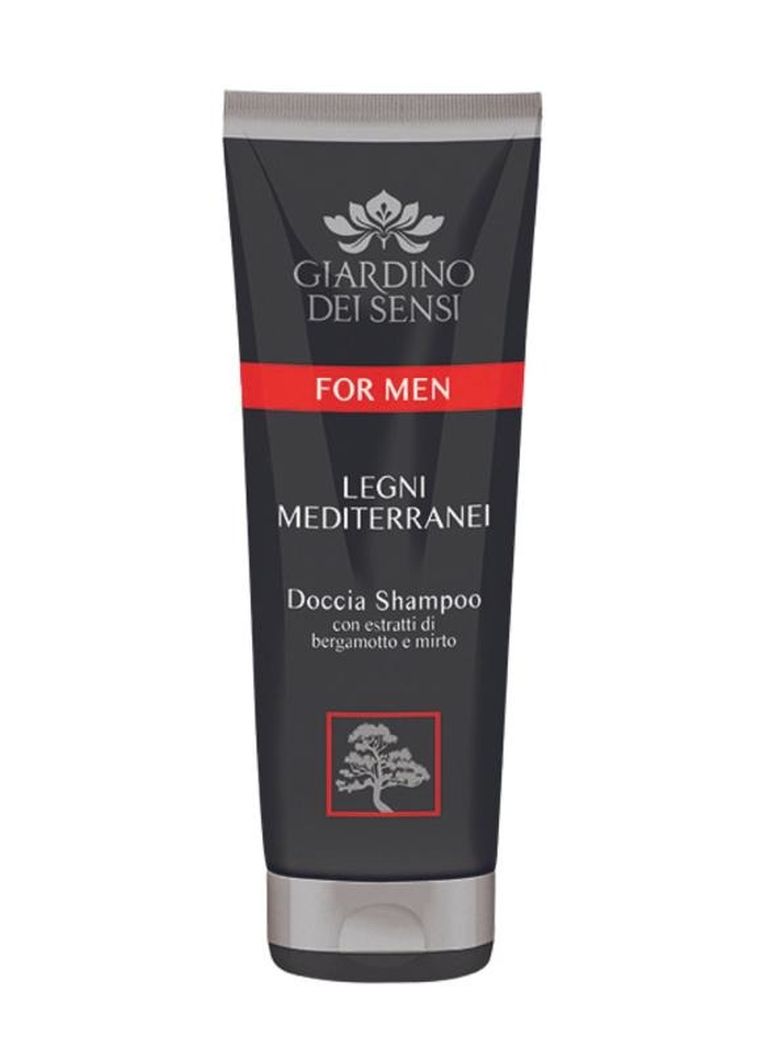 Beauty Formulas, Giardino dei sensi for men, żel pod prysznic, drewno śródziemnomorskie, 250 ml