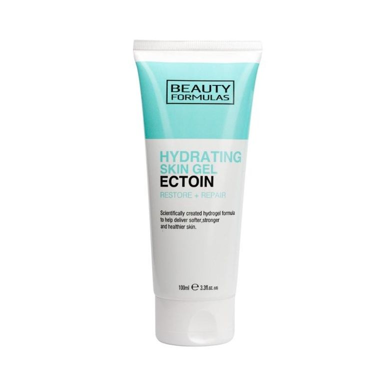 Beauty Formulas, nawilżający żel do skóry z ektoiną, 100 ml