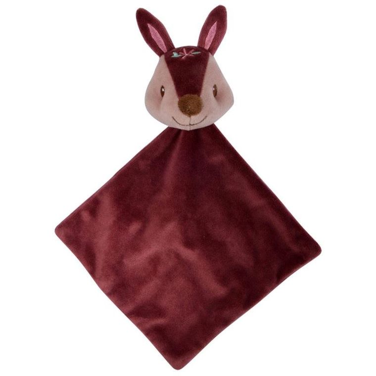 Bebe Doucer, chusteczka z przytulanką, 18-18 cm