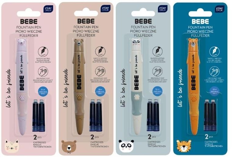 Bebe, Friends, pióro wieczne + 2 naboje