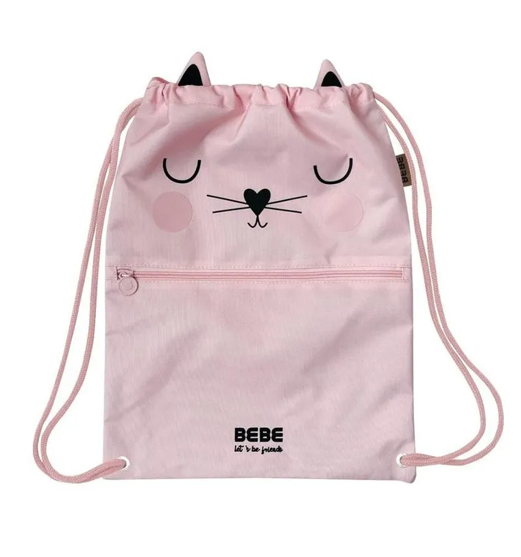 Bebe, Friends, worek sportowy z kieszonką, Kot