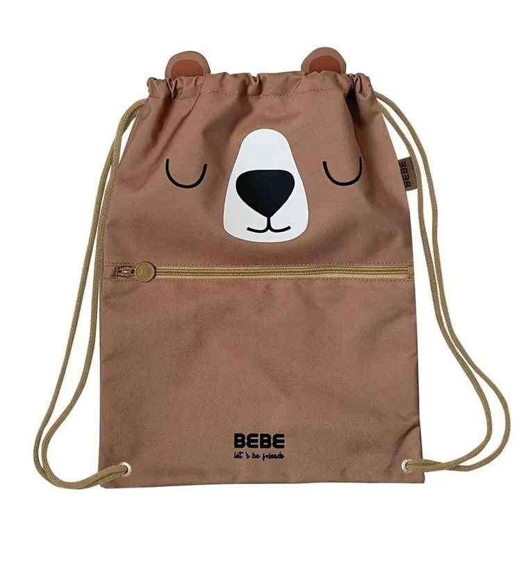 Bebe, Friends, worek sportowy z kieszonką, Miś