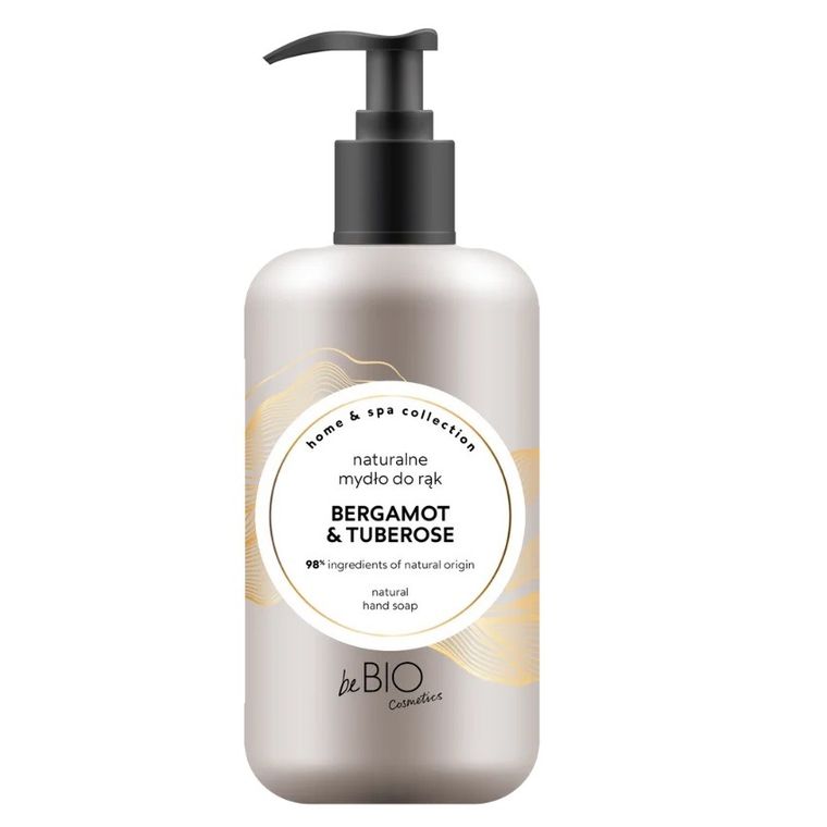 BeBio Ewa Chodakowska, Home & Spa Collection, naturalne mydło do rąk w płynie, Bergamot & Tuberose, 300 ml
