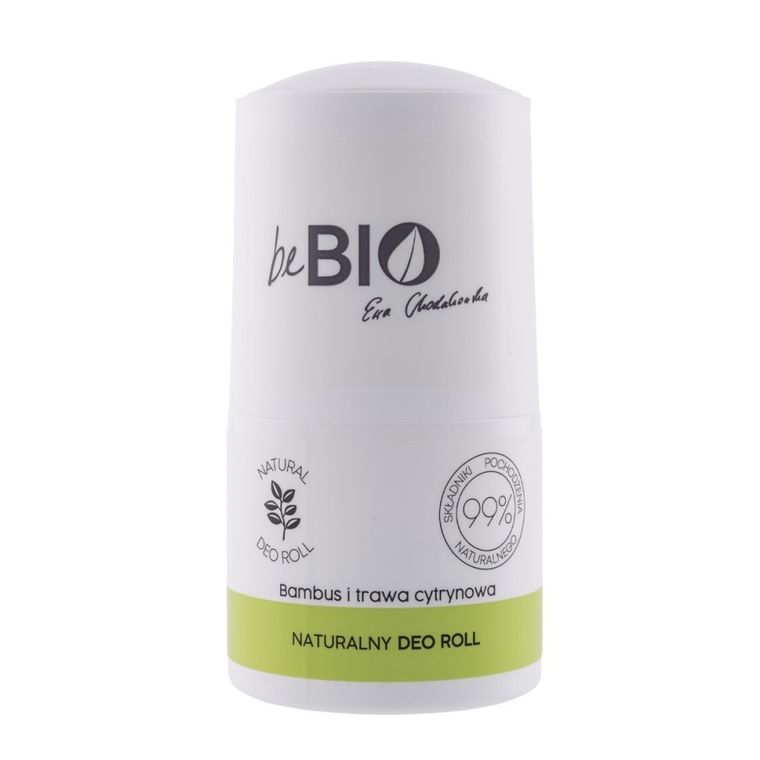 BeBIO Ewa Chodakowska, naturalny deo roll-on, bambus i trawa cytrynowa, 50 ml