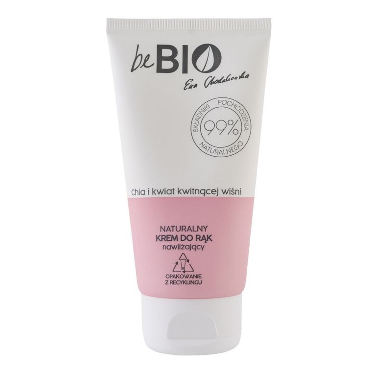 BeBIO Ewa Chodakowska, naturalny krem do rąk, chia i kwiat japońskiej wiśni, 75 ml