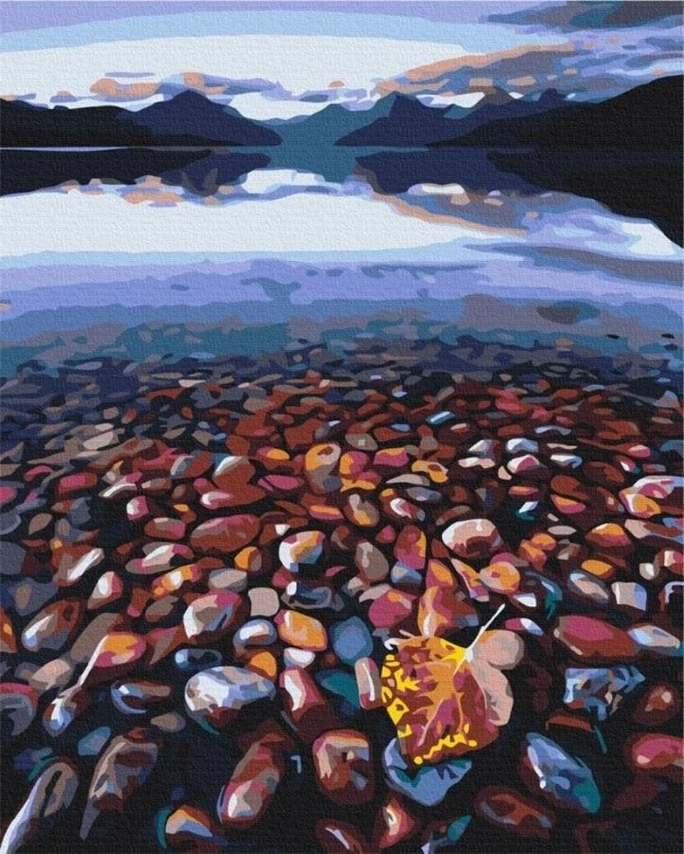 BeCreative, malowanie po numerach, Kamieniste wybrzeże